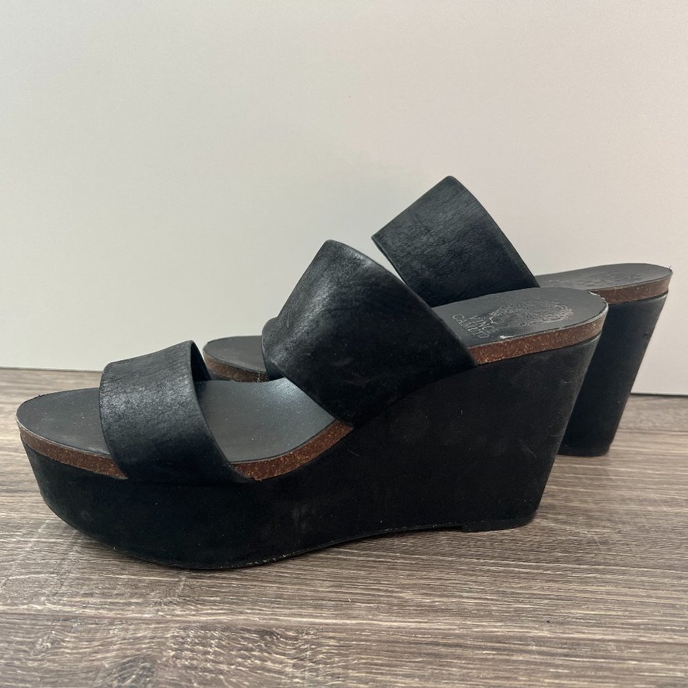 Vince Camuto Black Wedge size 9